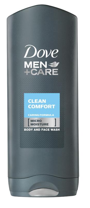 Dove Men+Care Clean comfort sprchovací gél na telo a tvár 250 ml