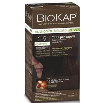 BIOKAP Delicato Rapid Farba na vlasy – 2.9 Tmavá čokoládovo-gaštanová 135 ml (8030243015242)