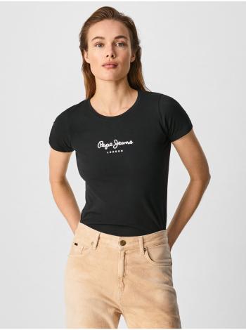 Čierne dámske tričko Pepe Jeans New Virginia