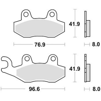 Braking brzdové doštičky (sinterová zmes CM56) (2 ks) M501 – 270 (M501-270)