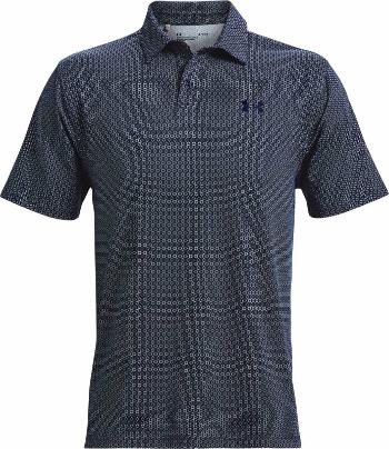 Under Armour UA T2G Printed Mens Polo Academy/White/Academy L