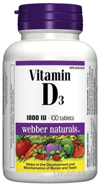 Webber Naturals Vitamín D3 1000 IU