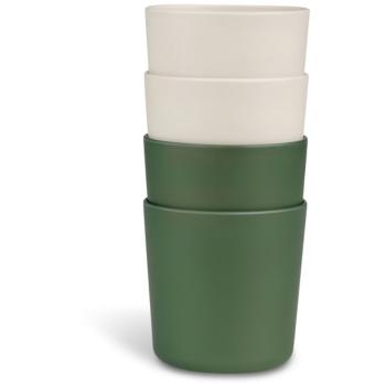 Citron Bio Based Cups Set hrnček Green/Cream 4 ks