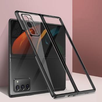 GKK PHANTOM Ochranný kryt Samsung Galaxy Z Fold 2 5G priehľadný-čierny