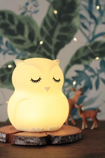 Lampa LED PUFI - sovička owl