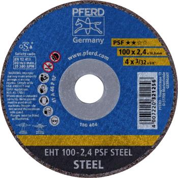 PFERD EHT 100-2,4 PSF STEEL/16,0 61741116 rezný kotúč rovný  100 mm 16 mm 25 ks