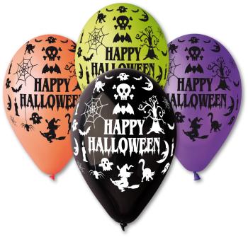 Gemar Latexový balón - Happy Halloween 30 cm