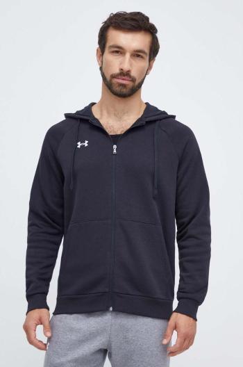 Mikina Under Armour pánska, čierna farba, s kapucňou, jednofarebná, 1379767