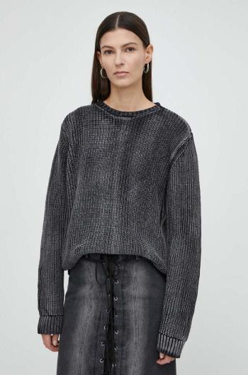 Bavlnený sveter Résumé AtlasRS Knit Pullover Unisex čierna farba, 20371116