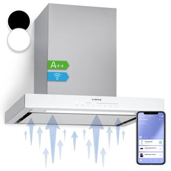 Klarstein Alinea 60 Smart, digestor, 60 cm, nástenný, WiFi, A++, 500 m³/h, dotykový displej