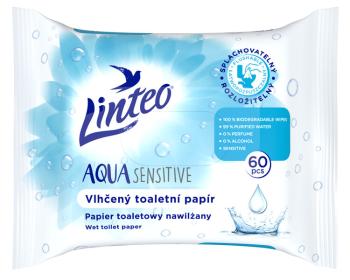 LINTEO Papier vlhčený toaletní Aqua Sensitive 60ks