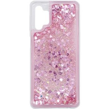 iWill Glitter Liquid Heart Case pre Samsung Galaxy A32 Pink (DIP123_68)