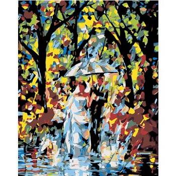 Maľovanie podľa čísel – Nevesta so ženíchom v daždi (HRAmal00491nad)