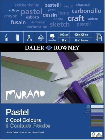 Daler Rowney Murano Pastel Paper 40,6 x 30,5 cm 160 g Cool Colours Skicár