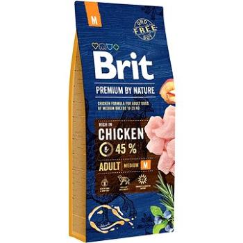 Brit Premium by Nature Adult M 15 kg (8595602526376)