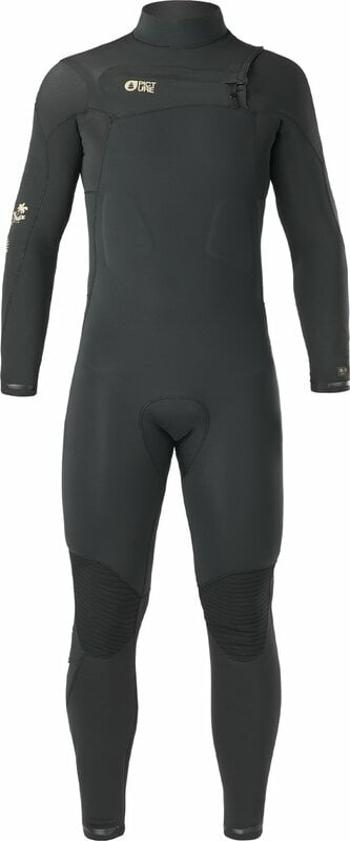 Picture Neoprén Equation Logo 3/2 FZ Wetsuit Black L