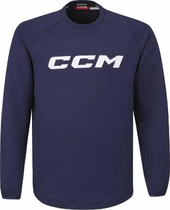 CCM Locker Room Fleece Crew YTH Navy XS YTH