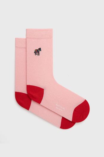 Ponožky Paul Smith dámske, ružová farba