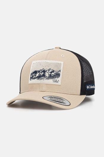 Šiltovka Columbia Mesh Snap Back béžová farba, s nášivkou, 1652541