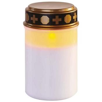 EMOS LED, náhrobná sviečka, 12,5 cm, 2× C, vonkajšia aj vnútorná, vintage, časovač (DCCV21)