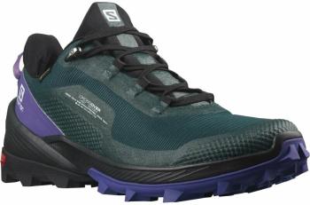 Salomon Dámske outdoorové topánky Cross Over GTX W Ponderosa Pine/Black/Royal Lilac 40 2/3