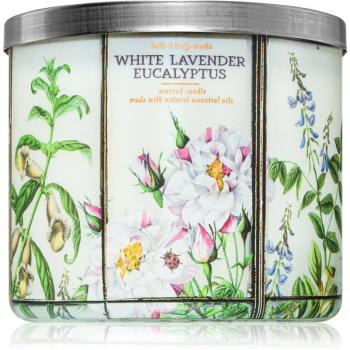 Bath & Body Works White Lavender Eucalyptus vonná sviečka 411 g