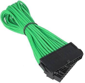 Bitfenix napájací predlžovací kábel [1x ATX prúdová zástrčka 24-pólová - 1x ATX prúdová zásuvka 24-pólová] 30.00 cm zele