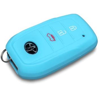 Ochranné silikónové puzdro na kľúč pre Toyota, farba svetlo modrá (SZBE-042SB)