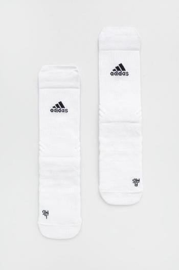 Ponožky adidas Performance HA0113 biela farba