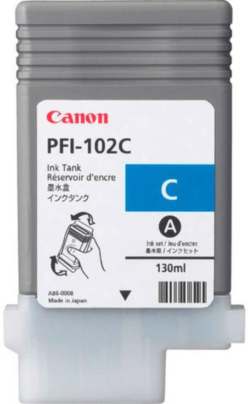 Canon Ink cartridge PFI-102C originál  zelenomodrá 0896B001 náplň do tlačiarne
