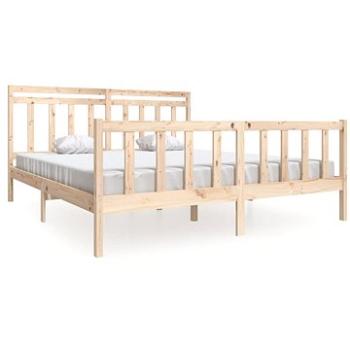 Rám postele masívne drevo 180 × 200 cm Super King, 3100973