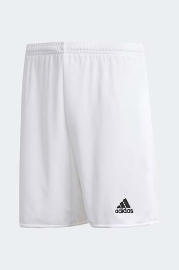 Detské krátke nohavice adidas Parma 16 biela farba, s potlačou