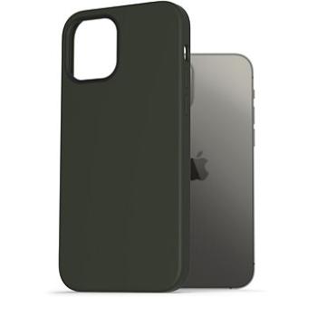 AlzaGuard Magnetic Silicon Case pro iPhone 12 / 12 Pro zelené (AGD-PCMS002E)