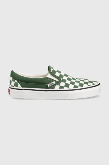 Tenisky Vans Classic Slip-On zelená farba, VN0A7Q5D6QU1