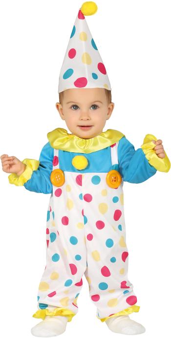 Guirca Detský kostým - Malý klaun Veľkosť najmenší: 18 - 24 mesiacov