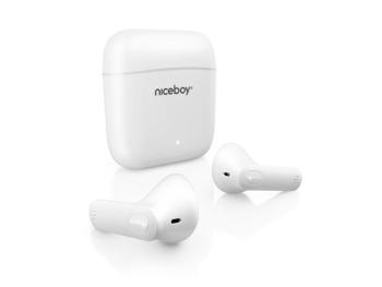 Slúchadlá Bluetooth NICEBOY Hive Beans White