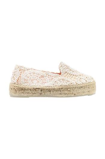 Espadrilky Manebi Double Sole Espadrilles béžová farba, na platforme, G 4.3 D0