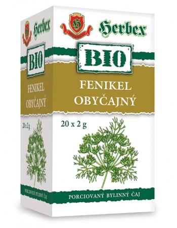 Herbex BIO Fenikel obyčajný bylinný čaj 20 x 2 g