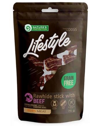 Natures P Lifestyle dog rawhide foaming sticks with beef 12 x 75 g