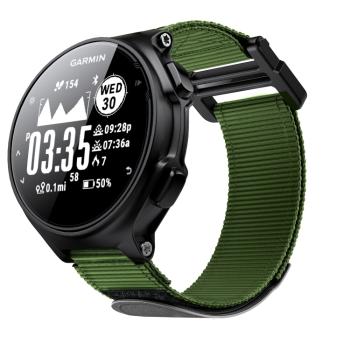 NYLON Remienok Garmin Forerunner 735XT zelený