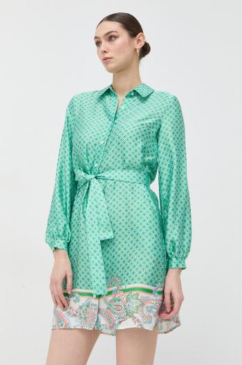 Šaty Liu Jo zelená farba, mini, oversize