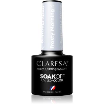 Claresa SoakOff UV/LED Color Frosty Morning gélový lak na nechty odtieň 3 5 g