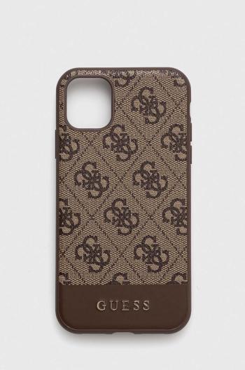 Puzdro na mobil Guess iPhone 11 6,1" / Xr hnedá farba