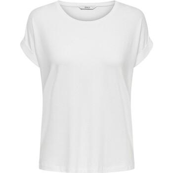 Only  Tričká s krátkym rukávom CAMISETA MUJER MOSTER  1506662  Biela