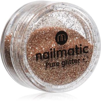 Nailmatic Pure Glitter Glitre na tvár i telo Small Gold Glitter 3 g