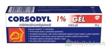 Corsodyl 1% gél 50g