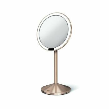 Simplehuman Kozmetické LED zrkadlo Sensor Tru-lux, zväčšenie 10x, rose gold