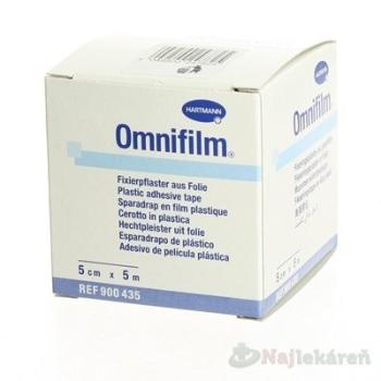 OMNIFILM hypoalergénna náplasť fixačná z transparentnej fólie (5cmx5m) 1ks