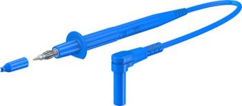 Stäubli XPF-484 bezpečnostné meracie káble [4mm bezpečnostné zástrčka - 4mm bezpečnostné zástrčka] 1.50 m modrá 1 ks