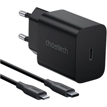 Choetech PD20W type-c wall charger+ MFI type-c to lightening cable (PD5005-CL-BK)